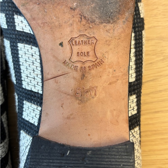 Zalo Women's Black and‎ White Patterned Loafers Woman’s 8.5 - Picture 7 of 8